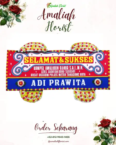 Papan Bunga Ucapan Selamat Yeh Sumbul